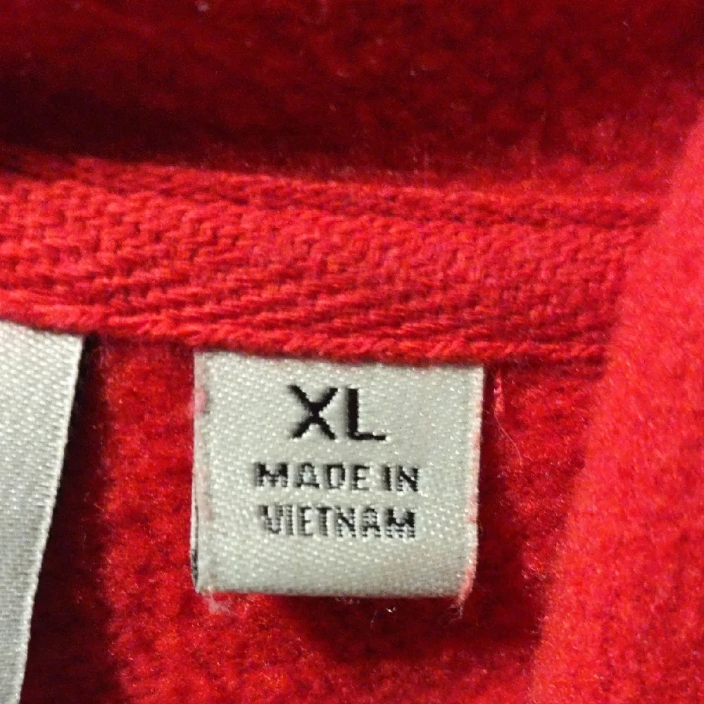 Vans Scarlet Hoodie with Black Checkered Logo - Picture 3 of 8